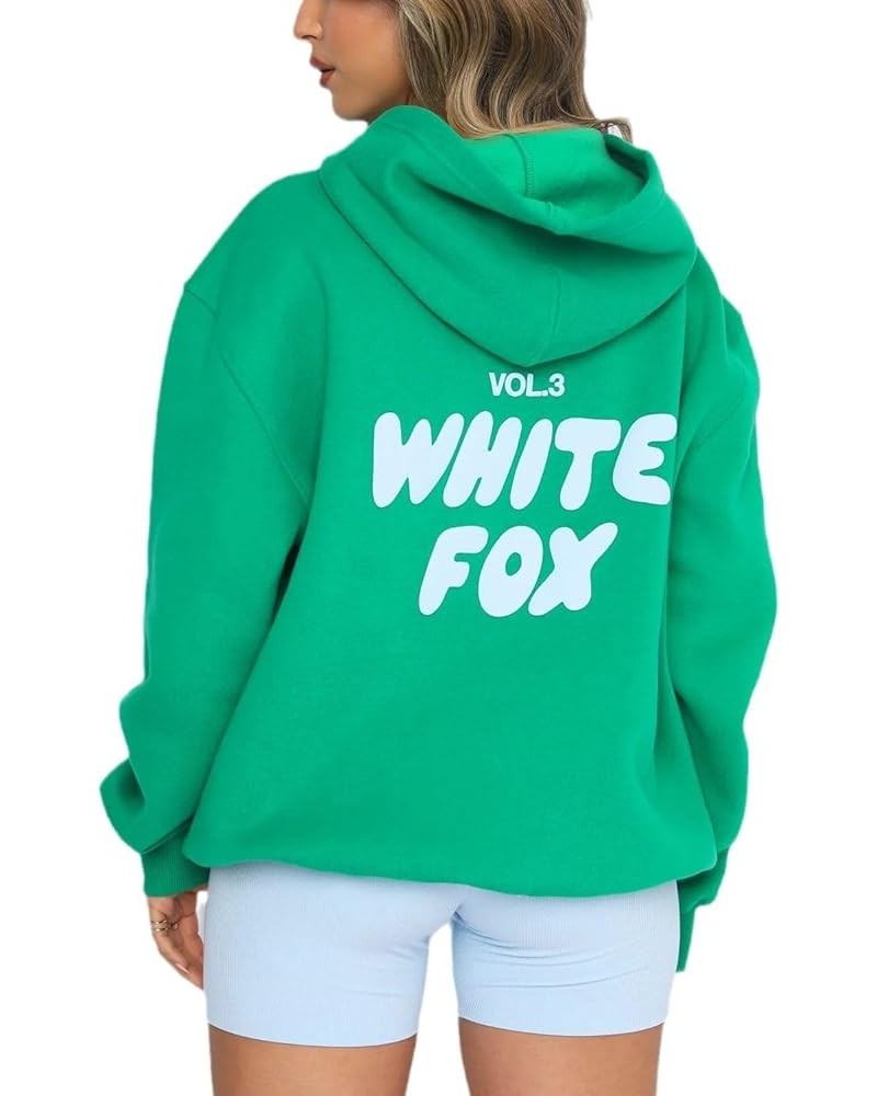 Womens Oversized Sweatshirts Fleece Hoodies Long Sleeve Letter Print Pullover Tops Loose Sweatshirt 2023 Fall Outfits Green $...