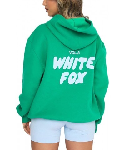 Womens Oversized Sweatshirts Fleece Hoodies Long Sleeve Letter Print Pullover Tops Loose Sweatshirt 2023 Fall Outfits Green $...