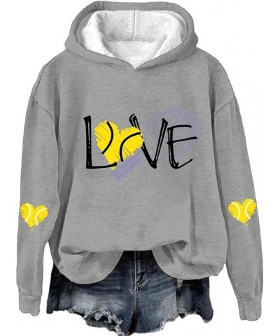 love hoodies for women distressed sweatshirt winter fashion three quarter zip women lightweight Grey-b $10.49 Hoodies & Sweat...