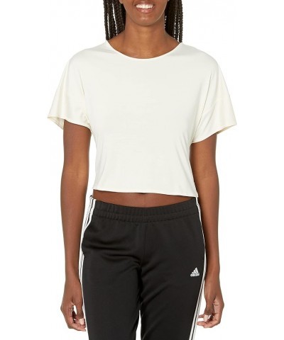 Women's Studio Backless Tee Wonder White/White $8.29 Activewear