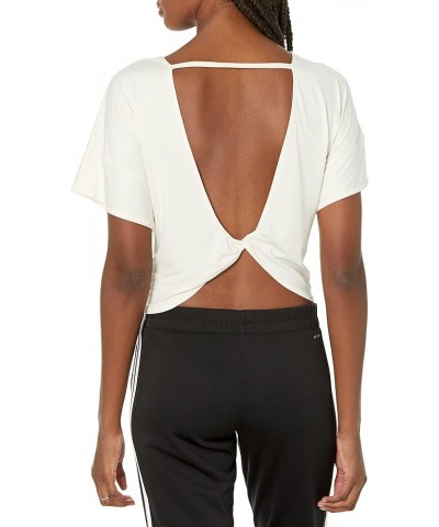 Women's Studio Backless Tee Wonder White/White $8.29 Activewear