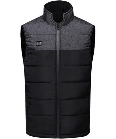 Women Heated Vest Lightweight Heating Jacket Unisex Winter Jackets with Hood Themral Outerwear Rechargeable Warm Coat Gray $1...