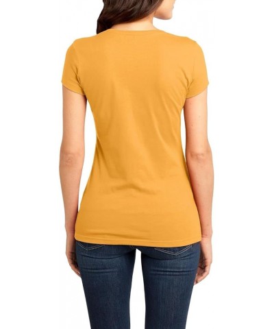 Women's Short Sleeve Fitted Very Important Tee 4.3-Ounce, 100% Combed Ring Spun Cotton Crew Neck T-Shirt for Women Gold $7.00...