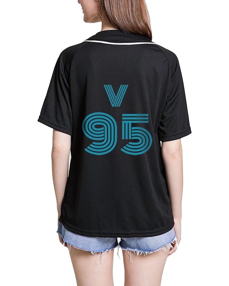 Kpop Jungkook Shirt Suga Jimin V Jhope Rap Jin Love Yourself Baseball Jersey Shirt Merch Black-v 95 $12.56 T-Shirts