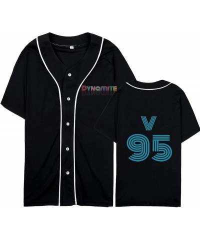 Kpop Jungkook Shirt Suga Jimin V Jhope Rap Jin Love Yourself Baseball Jersey Shirt Merch Black-v 95 $12.56 T-Shirts