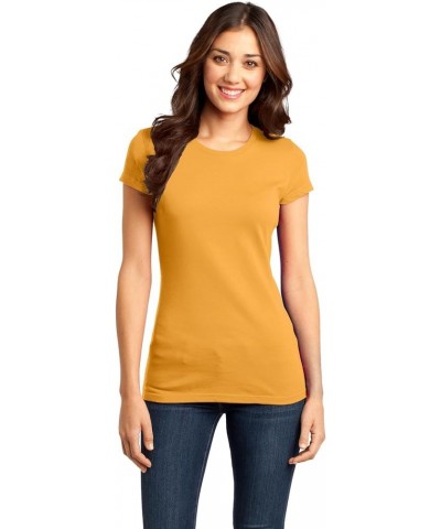 Women's Short Sleeve Fitted Very Important Tee 4.3-Ounce, 100% Combed Ring Spun Cotton Crew Neck T-Shirt for Women Gold $7.00...