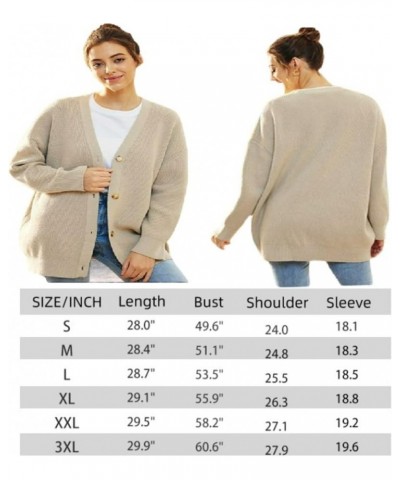 Fall Cocoon Cardigan,Cashmere Cocoon Cardigan for Women Open Front Oversized Button Sweaters Fall Cardigans Knit 6 $22.73 Swe...