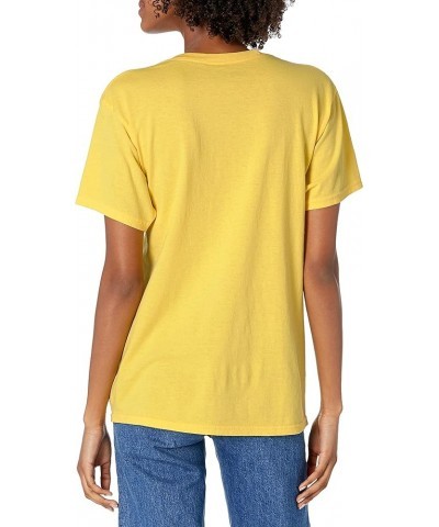 Exclusive Official Au Revoir Happier Than Ever T-Shirt Yellow $11.63 T-Shirts