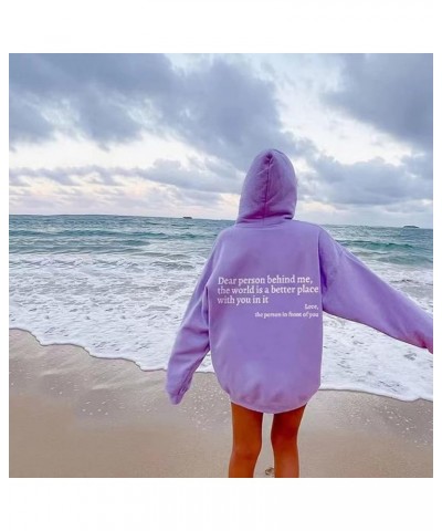 Dear Person Behind Me Sweatshirt Hoodie, Personalized Shirt Dear Person Behind Me Hoodie, Funny Hoodies for Women Apricot $9....