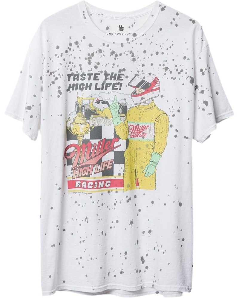 Miller High Life Racing Driver Flea Market Tee White $28.91 T-Shirts