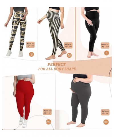 Women's Super Comfy Stretch Maternity Leggings Made in USA 8826-red $10.23 Others