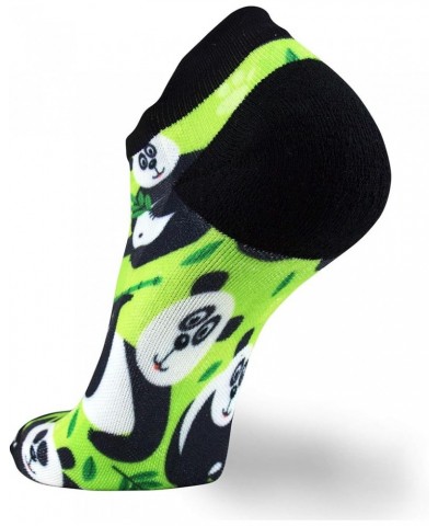 Running Socks – Best Athletic No Show for Men and Women - Low-Show Light Cushion 3 Pairs - Pandas/Green $8.23 Activewear