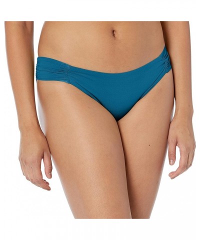 Women's Shirred Side Hipster Pant Bikini Swimsuit Bottom Peacock//Getaway Solids $14.79 Swimsuits