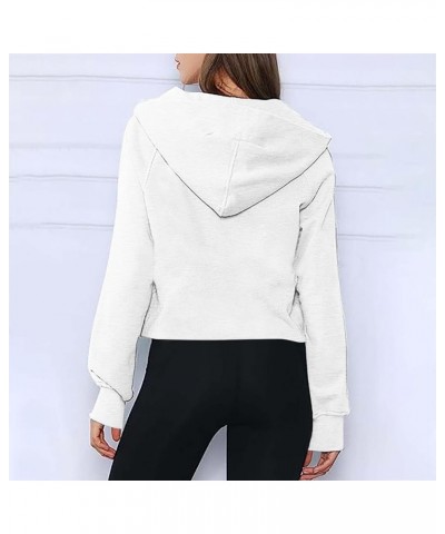 Womens Oversized Dupes Scuba Hoodie Pullover Sweater Long Sleeve Hoodie Sweatshirt Trendy Winter Y2K Ouffits Clothes J011-whi...