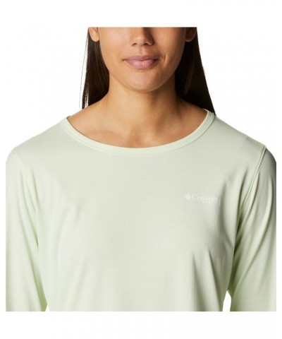 Women's W Skiff Guide Ls Knit Light Lime $14.16 Activewear