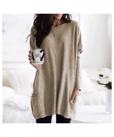 2023 Fall Comfort Totally Smitten Sweater.Women's Casual Long Sleeve Loose Crew Neck Sweater Medium Red $9.87 Sweaters