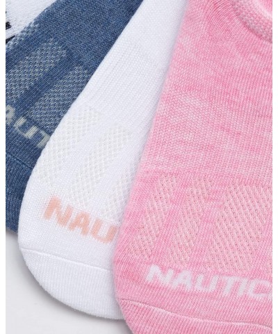 Women's Socks - No Show Cuff Liners (6 Pack) Pink Assortment $10.25 Activewear