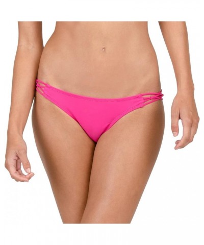 Women's Simply Solid Full Bikini Bottom (Regular & Plus Size) Regular Scream Magenta $9.60 Swimsuits