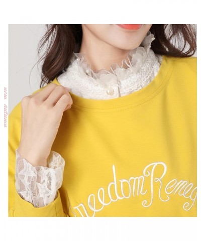 Fake Collar Detachable Blouse Dickey Collar Half Shirts Faux False Collar for Women & Girls Favors Wl1218-b Pearl White $8.84...