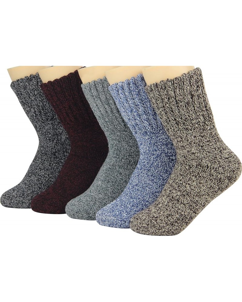 Boot Socks for Women - Thick Winter Socks - Knit Warm Socks - Gifts for Women Brown, Blue, Green, Black, Red $12.60 Socks