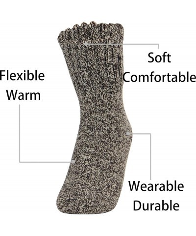 Boot Socks for Women - Thick Winter Socks - Knit Warm Socks - Gifts for Women Brown, Blue, Green, Black, Red $12.60 Socks