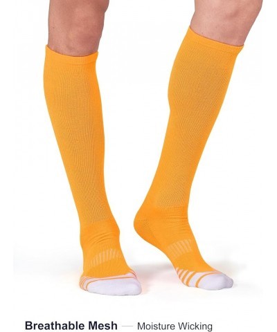 2/3 Pack Baseball Soccer Softball Socks for Kids Youth Men & Women Over-the-Calf Knee High Socks (Multiple Colors) Gold (2 Pa...