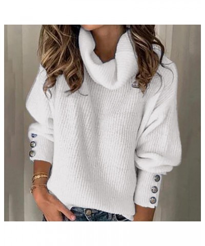 Turtleneck Sweater Women Plus Size Long Sleeve Knit Pullover Casual Loose Sweatshirt Fashion 2023 Fall Winter Warm Shirt Tops...