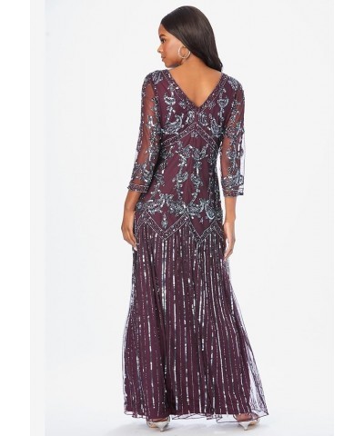 Women's Plus Size Beaded Dress Black $71.12 Dresses