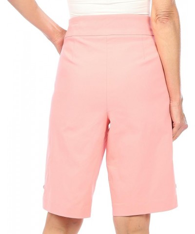 Womens 12 in. Solid Diamond Rivet Shorts 39 (US 8) Light Pink (Peach) $12.69 Shorts