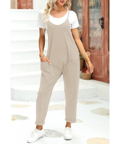 Women Casual Jumpsuits free Hot Shot Summer Onesie Spaghetti Strap Loose Romper Overalls Pocket A4 $11.87 Overalls