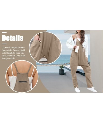 Women Casual Jumpsuits free Hot Shot Summer Onesie Spaghetti Strap Loose Romper Overalls Pocket A4 $11.87 Overalls