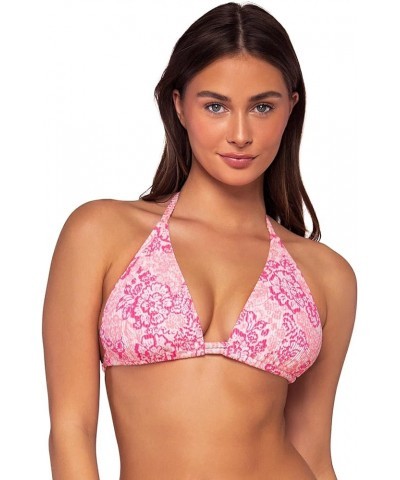 Starlette Triangle Women's Swimsuit Bikini Top with Removable Cups Coral Cove $41.65 Swimsuits