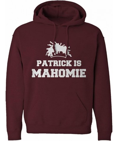 Patrick is Mahomie Unisex Hoodie Maroon $20.80 Activewear