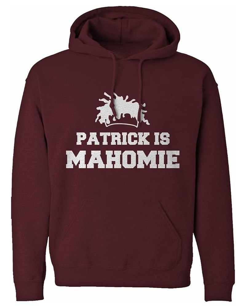 Patrick is Mahomie Unisex Hoodie Maroon $20.80 Activewear