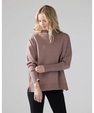 Women's Cozy Solid Classic Smooth Knit Long Ballon Sleeve Knit Sweater Tops 1030 / Coco $21.74 Sweaters