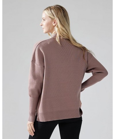 Women's Cozy Solid Classic Smooth Knit Long Ballon Sleeve Knit Sweater Tops 1030 / Coco $21.74 Sweaters