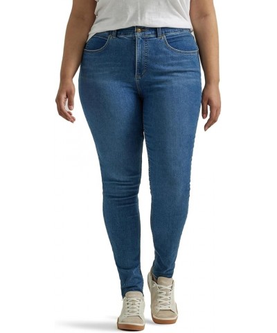 Women's Plus Size Ultra Lux Comfort with Flex Motion High Rise Skinny Jean Blue Format $18.86 Jeans