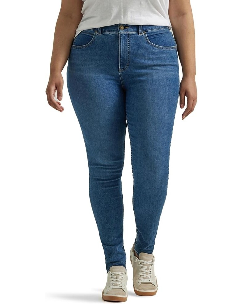 Women's Plus Size Ultra Lux Comfort with Flex Motion High Rise Skinny Jean Blue Format $18.86 Jeans