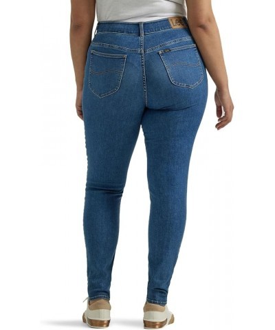 Women's Plus Size Ultra Lux Comfort with Flex Motion High Rise Skinny Jean Blue Format $18.86 Jeans