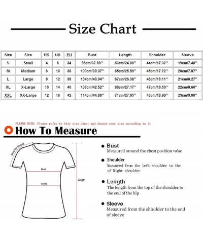 Womens Relaxed Fit T Shirts Long Short 3/4 Sleeve Crew V Neck Festival Vacation Tops Tee for Women Fall Summer 2024 Christmas...