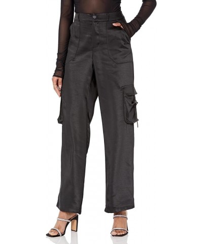 Women's Jessenia Shine Cargo Pants Black $28.56 Pants