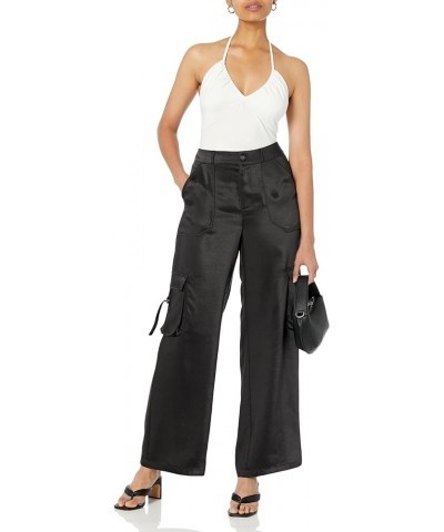 Women's Jessenia Shine Cargo Pants Black $28.56 Pants