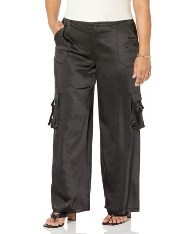 Women's Jessenia Shine Cargo Pants Black $28.56 Pants