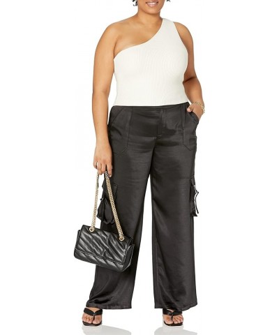 Women's Jessenia Shine Cargo Pants Black $28.56 Pants