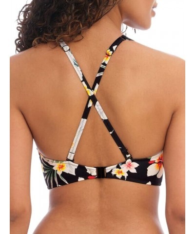 Havana Sunrise Convertible Concealed Underwire Scoop Bralette Bikini Top (202714) Multi $29.79 Swimsuits