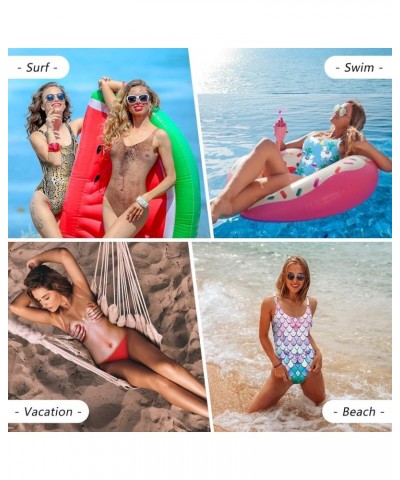 Women One Piece Swimsuit Funny Hairy Chest Summer Swimwear Chest04 $12.90 Swimsuits