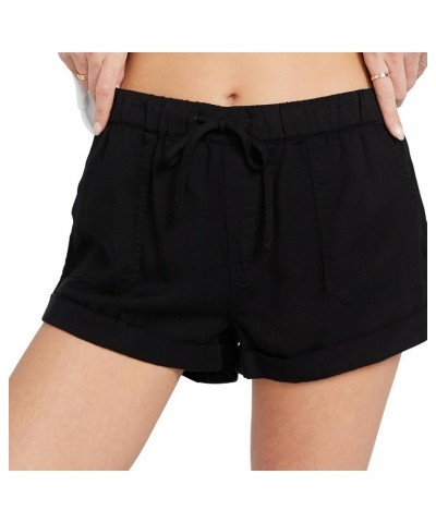 Women's Sunday Strut Elastic Waist Short Black Out 323 $10.56 Jackets