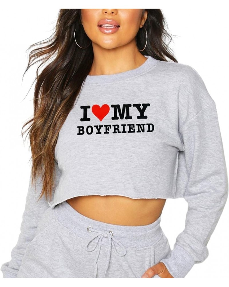 Women Y2k Graphic Crop Tops I Love to Make Boys Cry Shirt Crop Top Slim Fit Baby Tee Funny Slogan Tee Tops R Casual 8- Gray $...