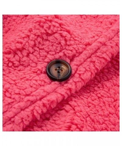 Zip Up Hoodies for Women 2023 Fall Fashion Solid Color Sweatershirt Pullover Warm Wool Plush Coat Furry Fleece Jacket Pink-e ...