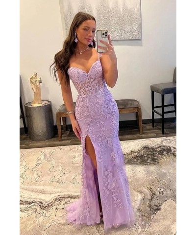 Mermaid Prom Dresses for Women Long Spaghetti Strap Formal Evening Gown Champagne $40.28 Dresses